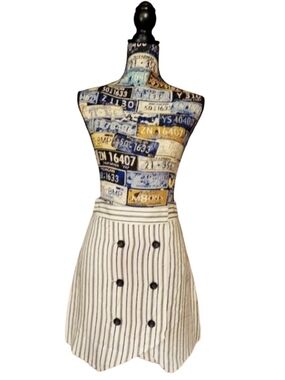 BCBGeneration Striped Double Breasted Mini Wrap Skirt NWOT